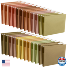 Yaomiao 24 Pack Hanging File Folders 3 Pleats Letter Size File Cabinet F... - $54.77