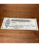 1909 Farmer&#39;s &amp; Merchant&#39;s Bank Check #20352 Continental National Bank  ... - $220.54 MXN