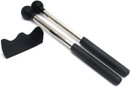 Tuoren 1 Pair Rubber Tongue Drum Mallets Handpan Drum Sticks Type C Percussion - £23.62 GBP