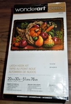 Caron Wonder Art Classic Country Harvest Cornucopia 426405 Latch Hook Kit 20X30 - £31.92 GBP