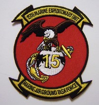 Usmc Patch - 15th Marine Expeditionary Unit Marine Air Grouid Task Force New - $6.85