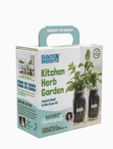 Back to the Roots Kitchen Herb Garden Organic Basil &amp; Mint Mason Jar Grow Kit - £20.00 GBP