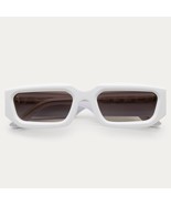 JAMES ORO BLACK TINT WHITE FRAME DUNE SUNGLASSES - $3,136.13 MXN
