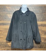 Selene Sport Coat Jacket Silk Soft Shell Women’s Double Breasted Collare... - $37.95