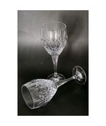 Mikasa Crystal Coventry 9&quot; Tulip Wine Glasses / Water Goblets Set Of 2 E... - $49.95