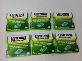 Lot Of 6 Listerine Freshburst Fresh Burst Pocketpaks, 24 Total Strips Per Pack - £11.79 GBP