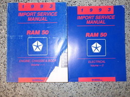 1993 Dodge RAM 50 Camion Servizio Riparazione Negozio Manuale Set 93 Fabbrica - $7.89