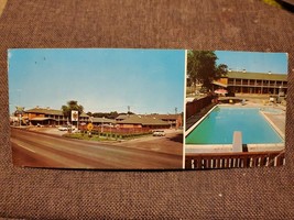 Vtg Oversized Postcard Erin Rancho Motel, Grand Island,  Nebraska, NE - £3.98 GBP