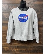 Freeze NASA Deep Space Sweatshirt Women&#39;s Siz 2X Script Down Sleeves Nas... - £14.87 GBP