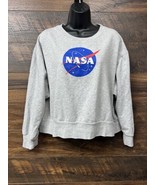 Freeze NASA Deep Space Sweatshirt Women&#39;s Siz 2X Script Down Sleeves Nas... - $26.04 CAD