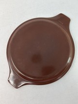 Pyrex 7.5&quot; Lid ONLY Brown Old Orchard Pattern 24-C 13 VTG 1970s 6.75&quot; Bowl - £12.44 GBP