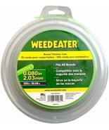 Weed Eater .080&quot; 100 Feet Round String Trimmer Whacker Line 588937905 Gr... - $17.81