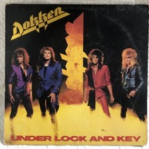 Under Lock And Key LP by Dokken vinyl 1985 VG 60458-1 Elektra Records Te... - £21.98 GBP