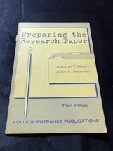 Preparing The Research Paper Third Edition 1963 Very Good Condition! - $6.95