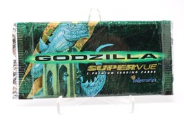 Godzilla Supervue Trading Cards 1 Sealed Pack of Cards Unopened (Inkwork... - $4.92