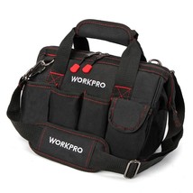 Workpro 12-inch Close Top Wide Mouth Storage Tool Bag, W081020A - £45.54 GBP
