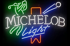 New Vintage Michelob Ultra Light Golf Neon Light Sign 19&quot;x15&quot; - £123.09 GBP