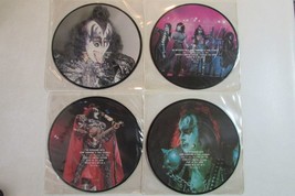 Kiss An Interview With Gene Simmons Paul Stanley Oct. 1983 4 Picture Discs Rare - £105.13 GBP
