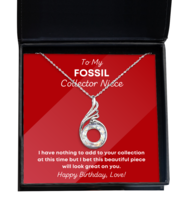 Fossil Collector Niece Necklace Birthday Gifts - Phoenix Pendant Jewelry  - $49.95