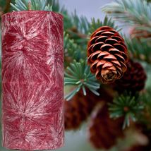 Balsam &amp; Cedar Scented Palm Wax Pillar Candle - £19.98 GBP+