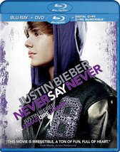 Justin Bieber: Never Say Never Blu Ray/DVD Combo with Digital Copy [Blu-ray] [Bl - £2.44 GBP
