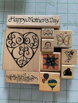 Happy Mothers Day Rubber Stamp Set #36 - £6.94 GBP