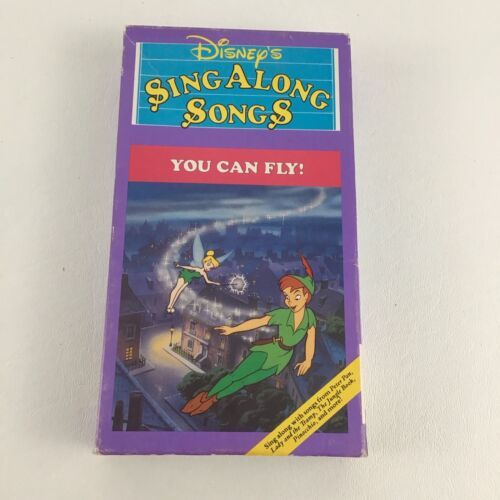 Primary image for Disney Sing Along Songs VHS Tape You Can Fly Peter Pan Volume 3 Vintage 1993