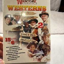 TV Classic Westerns 2 DVD Disc Set New and Sealed 15 Episodes Western 6 plus hrs - $11.99