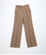 Deadstock Vtg 70s Streetwear Boys 14 Knit Flared Wide Leg Chino Pants Be... - $1,288.29 MXN