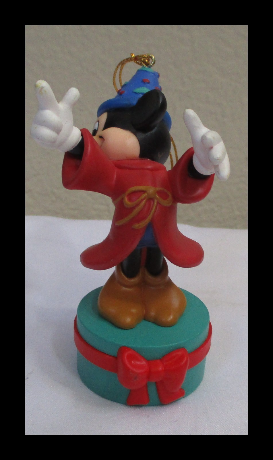 Disney Grolier Mickey Mouse Fantasia Ornament 3-1/2" NO BOX Item image 2