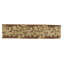 Embroidered Damask Wired Ribbon 4&quot; x 5 Yds. - $53.48