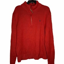 Polo Ralph Lauren Sweater 1/4 Zip Pullover Size Large Knit Pony Logo Men... - £18.76 GBP