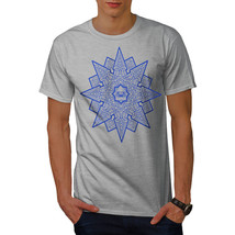 Wellcoda Mandala Star Mens T-shirt, Meditation Graphic Design Printed Tee - £14.63 GBP+