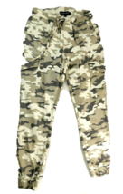 Desert Camouflage Cargo Joggers Style Pants Almost Famous Womens Size Me... - £27.91 GBP