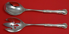 French Provincial by Towle Sterling Silver Salad Serving Set Pierced Custom Made - £103.96 GBP