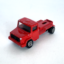 MAJORETTE Red Magirus Truck Cab Tractor Flatbed Diecast Vintage Toy - £10.32 GBP