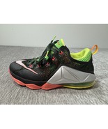 NIKE LEBRON XII 12 Basketball Shoes Kids 6Y Youth Low 744547-003 Black G... - $19.79