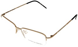 Porsche Design Eyewear Frames Titanium Pale Gold Semi Rimless P8198B Unisex - £160.68 GBP