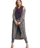 Cabi Women&#39;s Coffee Shop Cardigan Duster Gray Rainbow Metallic Style 388... - €25,37 EUR