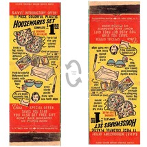 Vintage Matchbook Cover Peerless Plastic product offer 1950s housewares coupon - £7.89 GBP