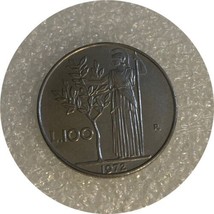 1972 italy 100 lira XF - $0.71
