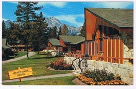 Alberta Postcard Jasper Park Lodge Lac Beauvert Pyramid Mt Canadian Rockies - £1.14 GBP