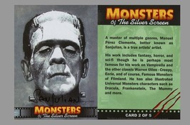 Sanjulian Signed Monsters of Silver Screen Card ~ Boris Karloff as Frankenstein - £20.33 GBP