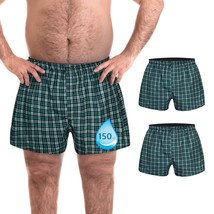 TIICHOO Incontinence Underwear for Men Pack of 2  Green Plaid)  2XL - £15.35 GBP