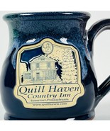 Gary Fox Pottery Hand Thrown Blue Mug Quill Haven Inn Somerset , PA - $25.97 CAD