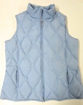 Pendleton Powder Blue Diamond Quilted Down Feather Insulated Zip Up Vest M 38&quot; - £31.49 GBP