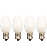 4 watt Night Light replacement BULBs 4pak White e12 candelabra c7 MERIDI... - $499.11 MXN