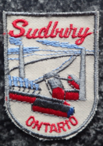 Vintage Sudbury Ontario Canada Patch - £27.32 GBP