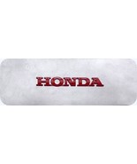 HONDA  3D Red Script Mini  Plate  4&quot; x 12&quot;- Self Adhesive - $50.47 CAD
