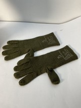 Vietnam War Era US Army Olive Drab Wool Glove Liners - £11.75 GBP